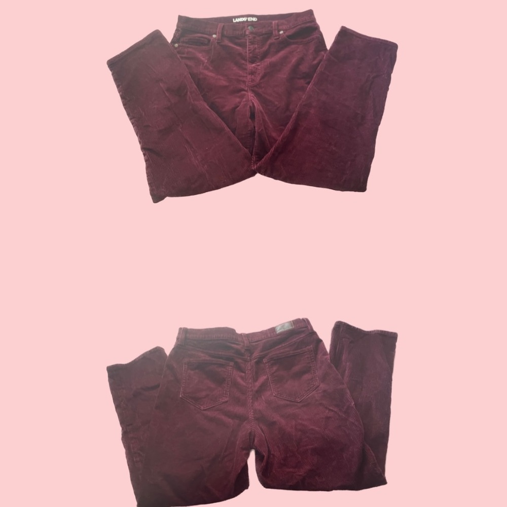 Burgundy Corduroy Pants